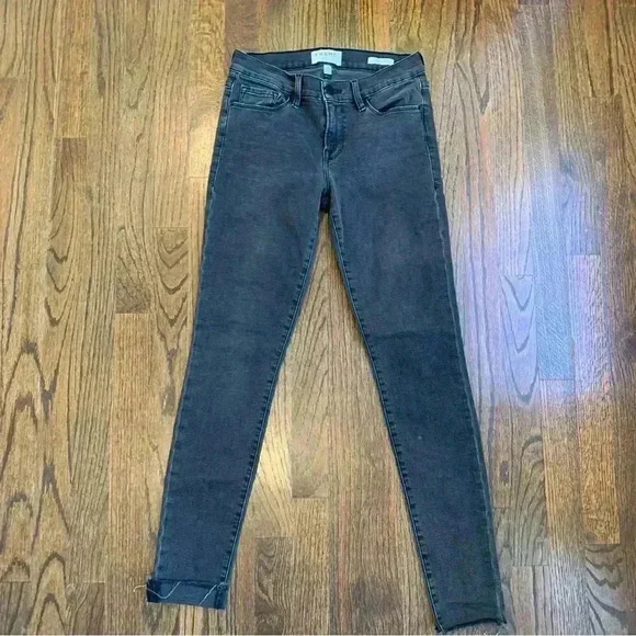 FRAME Denim LE SKINNY DE JEANNE Raw Hem Jeans Size 27 - Picture 1 of 9